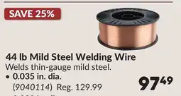 Princess Auto 44 lb Mild Steel Welding Wire offer