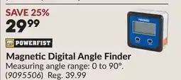Princess Auto Magnetic Digital Angle Finder offer