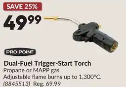 Princess Auto Dual-Fuel Trigger-Start Torch offer