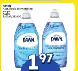 Rossy DAWN Asst. liquid dishwashing soaps offer