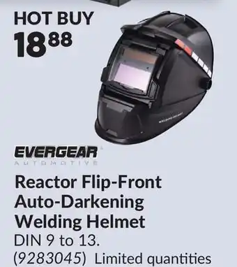 Princess Auto Reactor Flip-Front Auto-Darkening Welding Helmet offer