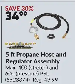 Princess Auto 5 ft Propane Hose and Regulator Assembly offer
