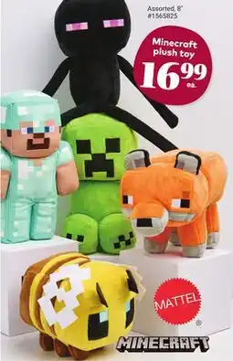 Giant Tiger Minecraft plush toy offer
