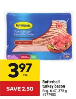 Giant Tiger Butterball turkey bacon offer