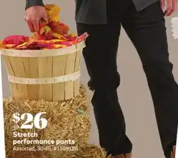 Giant Tiger Stretch performance pants offer