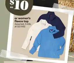 Giant Tiger women's fleece top offer