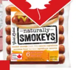 Giant Tiger Gold Label Smokeys sausages offer