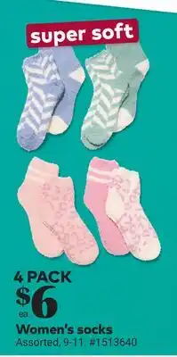 Giant Tiger Women's socks offer