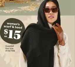 Giant Tiger women's scarf & hood offer