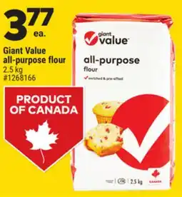 Giant Tiger Giant Value all-purpose flour offer