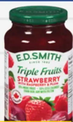 Giant Tiger E.D. Smith Triple Fruits Spread offer