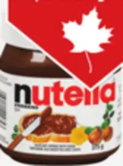 Giant Tiger Nutella hazelnut spread offer