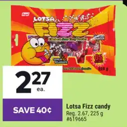 Giant Tiger Lotsa Fizz candy offer