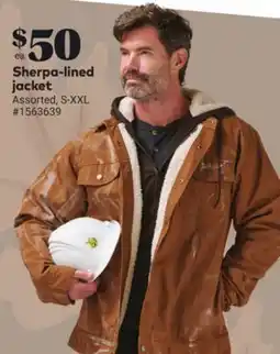 Giant Tiger Sherpa-lined jacket offer