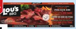 Giant Tiger Lou's BBQ pork back ribs offer