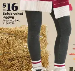 Giant Tiger Soft brushed legging offer