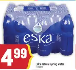 Marché Adonis Eska natural spring water offer