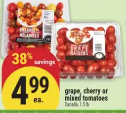 Marché Adonis Grape, cherry or mixed tomatoes offer