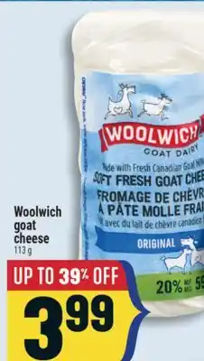 Marché Adonis Woolwich goat cheese offer