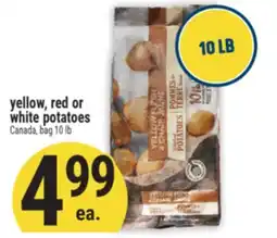 Marché Adonis Yellow, red or white potatoes offer