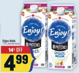 Marché Adonis Enjoy drink offer