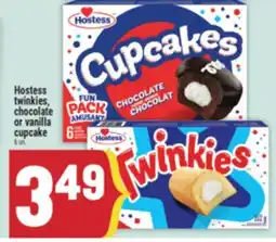 Marché Adonis Hostess twinkies, chocolate or vanilla cupcake offer