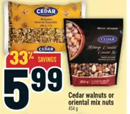 Marché Adonis Cedar walnuts or oriental mix nuts offer