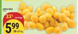 Marché Adonis Yellow dates offer