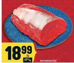 Marché Adonis Beef tenderloin Halal offer