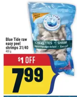 Marché Adonis Blue Tide raw easy peel shrimps 31/40 offer