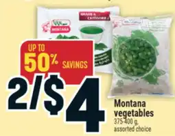 Marché Adonis Montana vegetables offer
