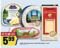 Marché Adonis Soignon, Île de France cheese or grand cheddar Agropur 1-2 years offer