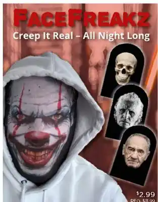 Showcase FACEFREAKZ Creep It Real-All Night Long offer