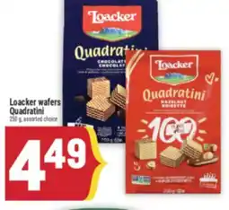Marché Adonis Loacker wafers Quadratini offer
