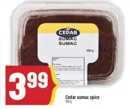 Marché Adonis Cedar sumac spice offer