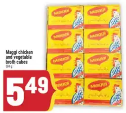 Marché Adonis Maggi chicken and vegetable broth cubes offer
