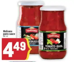 Marché Adonis Molisana pasta sauce offer