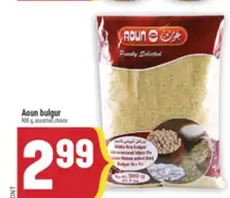 Marché Adonis Aoun bulgur offer