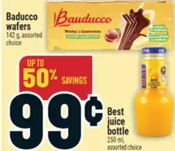 Marché Adonis Baducco wafers or Best juice bottle offer