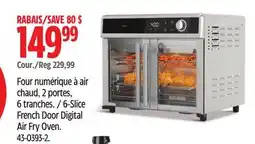 Canadian Tire BLACK & DECKER 6-Slice French Door Digital Air Fry Oven offer