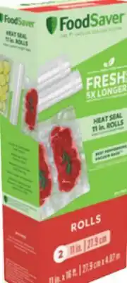 Canadian Tire Foodsaver 11˝ x 16´ Double Roll Replacement Bags offer