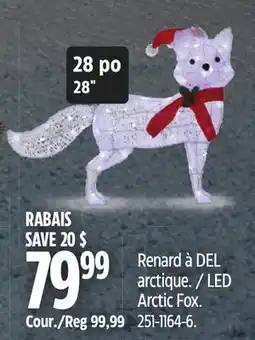 Canadian Tire CANVAS LED Arctic Fox offer
