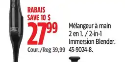 Canadian Tire Immersion Blender offer