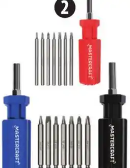 Canadian Tire Mastercraft 7-in-1 Multi-Bit Screwdriver, 4-Pk offer