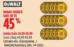 Canadian Tire Dewalt Selected Accessory Sets offer