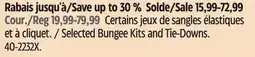Canadian Tire Certified Selected Bungee Kits and Tie-Downs offer