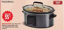 Canadian Tire Paderno 6-Qt Programmable Slow Cooker offer