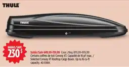 Canadian Tire Selected Convoy XT Rooftop Cargo Boxes offer