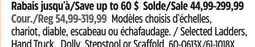 Canadian Tire Harper Selected Ladders offer
