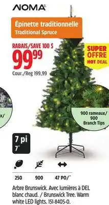 Canadian Tire NOMA Brunswick Tree offer